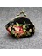 Cüzdan, Bayan Vintage Çiçek Mini Bozuk Para Cüzdanı Clutch Çanta (Siyah) (Yurt Dışından) 4