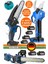 Alman 6 Akülü 10-15CM Akülü Budama Testere + 50 mm Budama Makası + 30CM Yağlı Budama Bıçkı Testeresi 1