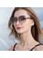 2024 Kadın Güneş Gözlüğü High-End Moda Kesim Çerçeveli Güneş Gözlüğü Anti-Uv Büyük Çerçeve Güneş Gözlüğü Altın Çerçeve Tam Gri [pc Lensler] (Yurt Dışından) 1