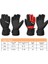 Boodun 1383 1 Çift Doğa Sporları Çocuk Eldivenleri Kayak Bisikleti Için Tam Parmak Kaymaz Eldivenler - Siyah Kırmızı L / Xl (Yurt Dışından) 3