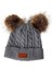 Çocuk Ponponlu Örgü Şapka Eldiven Boyunluk Takım Seti (Yurt Dışından) 5