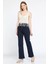 Yüksek Bel Likralı Palazzo Kadın Jean Kot Pantolon P-00009009 1