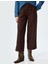 Geniş Kısa Paça Pantolon Yüksek Bel Düğmeli - Wide Leg Jean 3