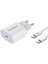 P-T18 25W Usb-C Pd Şarj Adaptörü Type-C – Type-C Data & Şarj Kablo 1