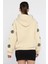 Kadın Kapüşonlu Kol Nakış Detaylı Şardonlu Sweatshirt 3