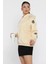 Kadın Kapüşonlu Kol Nakış Detaylı Şardonlu Sweatshirt 1