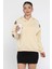 Kadın Kapüşonlu Kol Nakış Detaylı Şardonlu Sweatshirt 2