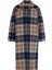 Kira Tartan Wool Palto BE31 Sky Dress Tartan/dark Navy 2