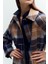 Kira Tartan Wool Palto BE31 Sky Dress Tartan/dark Navy 5