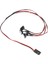 4 LED Işıkları Kare Yuvarlak Farlar 1/24 Rc Paletli Araba Eksenel SCX24 90081 AXI00002 Yükseltme Parçaları, Kare (Yurt Dışından) 4