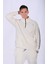 Regular Fit Hakim Yaka Şerit Detaylı Sweatshirt 2