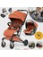 Vita Premium Kabin Tipi Travel Sistem Bebek Arabası Silver Kiremit 1