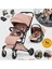 Vita Premium Kabin Tipi Travel Sistem Bebek Arabası Silver Pudra 1