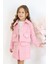 Kız Çocuk Carmen Pudra Pembe Tüvit 23 Nisan 29 Ekim Etek Ceket Yılbaşı Takım 5