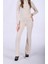 Regular Fit Kaşkorse Şık Flare Pantolon 2