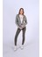 Slim Fit Kaşkorse Kapşonlu ve Fermuarlı Sweatshirt 4