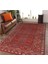 7/24 Retro Tarzı 80 x 150 cm Toz Barındırmaz Viskon Yolluk Halı 0234-BRD 2