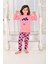 Kalp Desen Somon Kız Çocuk Pijama Takım 1
