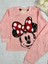 Minnie Mouse Desen Pembe Kız Çocuk Pijama Takım 2