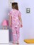 Unicorn Desenli Pembe Pijama Takımı 4