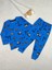 Iş Makinası Desen Mavi Erkek Çocuk Pijama Takım 1