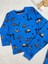 Iş Makinası Desen Mavi Erkek Çocuk Pijama Takım 2