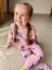 Pembe Stitch Desen Fitilli Kız Çocuk Pijama Takım 2