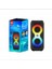 Fm Tws Çift 4inç Rgb Işıklı Taşınabilir Bluetooth Hoparlör GD-2413 3