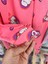 Kalp Desen Fitilli Pembe Kız Çocuk Pijama Takım 2