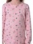 Çiçek Desenli Pembe Fitilli Çocuk Pijama Takımı 4