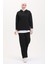 Fermuarlı Tunik Pantolon Ikili Takım 1058-04 Siyah 2