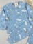 Bulut Desen Mavi Kız Çocuk Pijama Takım 2