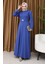 Tokalı Elbise 7123-04 Indigo 1