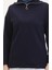 Fermuarlı Tunik Pantolon Ikili Takım 1058A-01 Lacivert 3