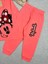 Minnie Mouse Desen Neon Pembe Kız Çocuk Pijama Takım 3