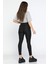Yüksek Bel Likralı Kadın Sporcu Tayt P-00010451 4