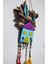Ev ve Yaprak Motifli Kapı, Balkon, Duvar Süsü / Keçe/ El Işi / Totem/ Vintage/ Retro 13 x 23 cm 2