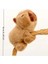 Sevimli Kapibara Peluş Bileklik Hediyelik Bilekik Capybara Kahverengi Peluş 16cm Oyuncak 2
