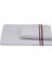 Fortuna Banyo Havlusu 90X150 cm Beyaz- Bordo 2