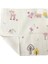 Baby %100 Organik Pamuk Muslin Kumaş Bebek Ağız Mendili Pembe Kuzu Kuş DESEN(25X25CM) 3