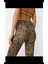 Allbucks Bershka, Leopar Desenli Esnek Flare Pantolon ABBRS0997 5