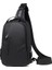 X313 Erkek Göğüs Çantası Crossbody Günlük Küçük Çanta X313 Siyah (Yurt Dışından) 2