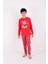 Kız / Erkek Çocuk Yılbaşı Geyik Desen Uzun Kollu Pamuklu Pijama Takımı 2