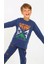 Erkek Çocuk Uzun Kollu Pamuklu Pijama Takımı Play Now Indigo 1