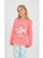 Kız Çocuk Uzun Kollu Pamuklu Pijama Takımı Happy Princess Nar 1