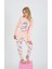 Kız Çocuk Uzun Kollu Pamuklu Pijama Takımı Happines Somon 2