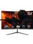 XR-C2380FHD 1ms 100Hz VGA HDMI Va Panel 23.8" Curved Gaming Monitör 1