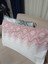 Pembe-Beyaz Baklava Desenli Yastık Kılıfı, 50 x 70 Yastık Kılıfı, Yastık Kılıfı 1