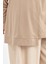 Bisiklet Yaka Örme Basic Tunik Bej 2