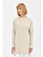 Bisiklet Yaka Örme Basic Tunik Taş 2